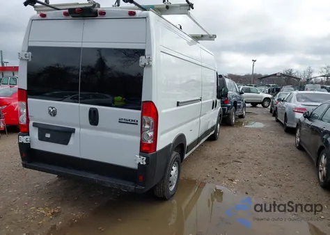 2023 Ram Promaster 2500 High Roof 159 Wb from USA, damaged, VIN 3C6LRVDG0PE54620